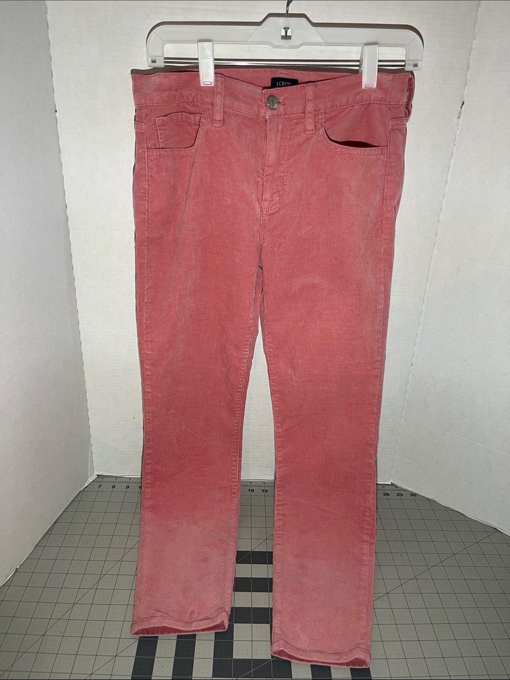 J. Crew Women’s Coral-Pink Skinny Corduroy Jeans